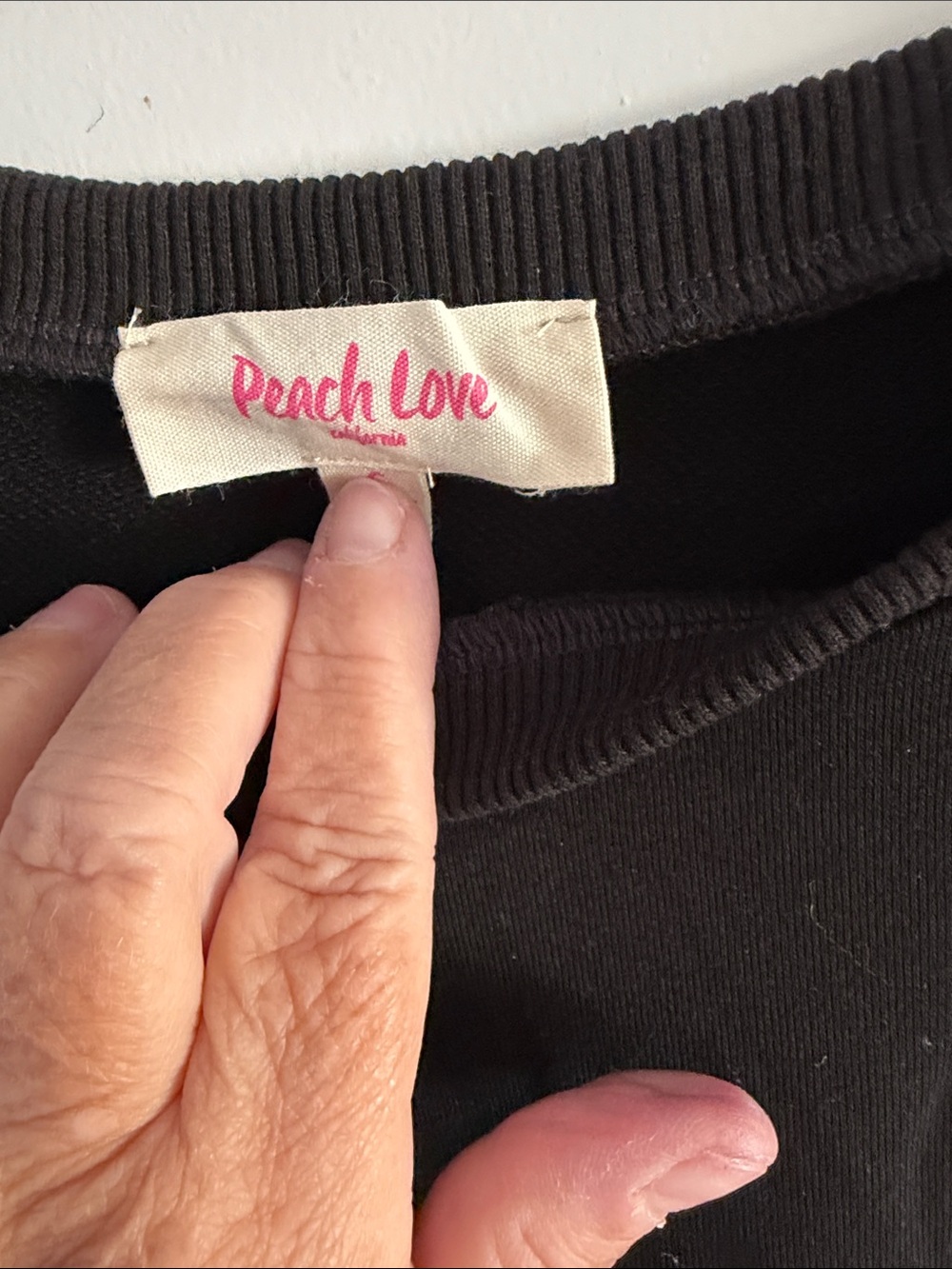 Peach Love California Black Tee and matching shorts-Football sequin Appliqués - Picture 6 of 8